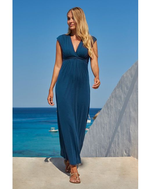 Chic by Lirette Blue Kimono Dress Natural