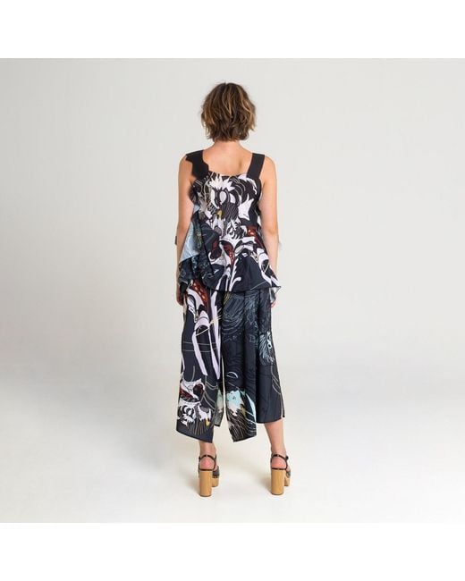 ARTISTA Blue Bath Culottes