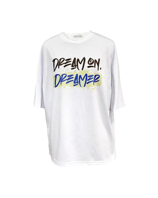 Maison Bogomil White T-Shirt With Dream On Dreamer