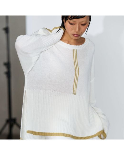 Dref White Obsessed Jumper