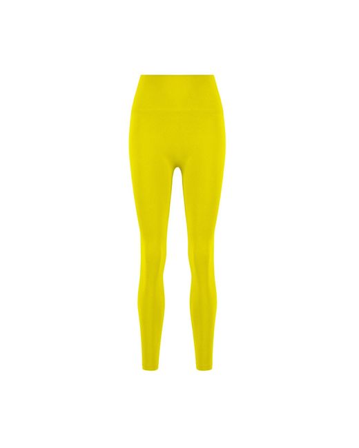 Yes Flâneuse Yellow Bethany Signature High Rise Silky Soft Leggings Blazing