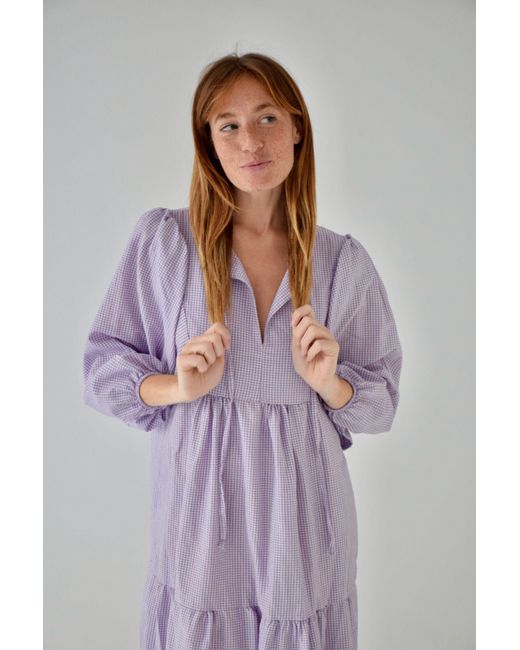 Mind Traveler Purple Gabriela Dress