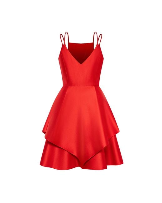 Emma Wallace Red Wav Dress