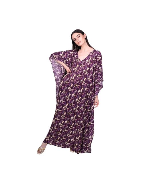 Laura Citron Purple Clara Caftan