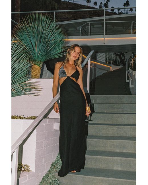 Soirée Miami Beach Black Danielle Dress