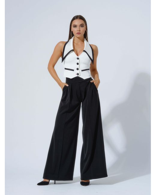Tia Dorraine Natural Born To Run Cropped Tailored Waistcoat