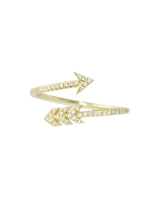 KAMARIA Metallic Arrow Diamond Ring