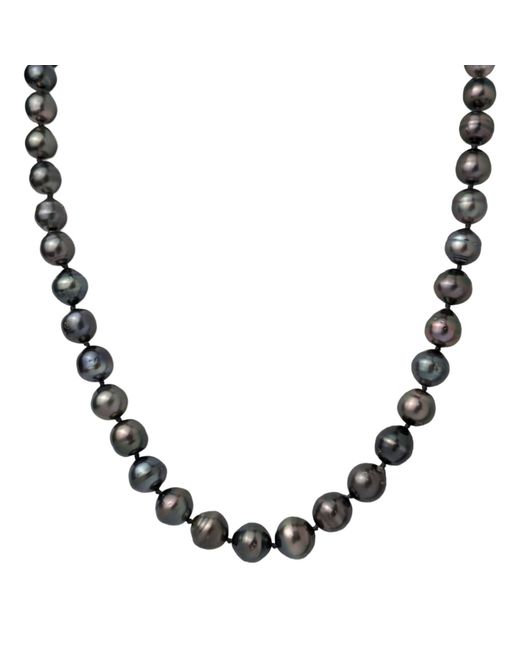 Rahul's Jewels Black 20"-22"Adjustable Length Baroque Tahitian Pearl Necklace