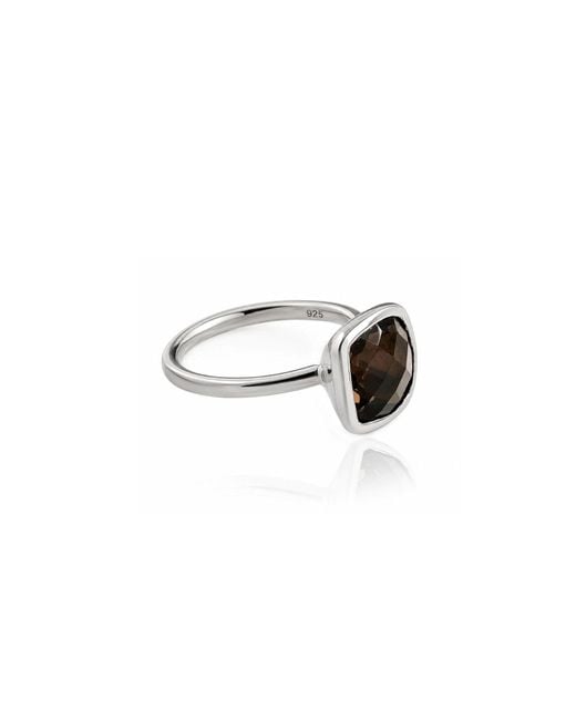 The Jewellery Store London Metallic Desert Night Quartz Ring