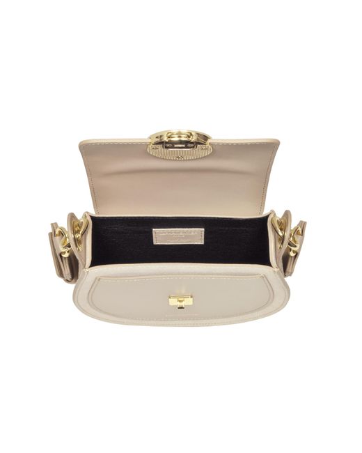 Le Parmentier Natural Yucca Suede & Leather Shoulder Bag