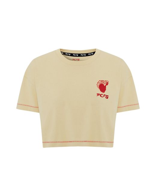 Pcfg Natural Neutrals Crop Tee