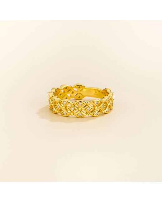 Juvetti Yellow Padre Diamond Ring Set