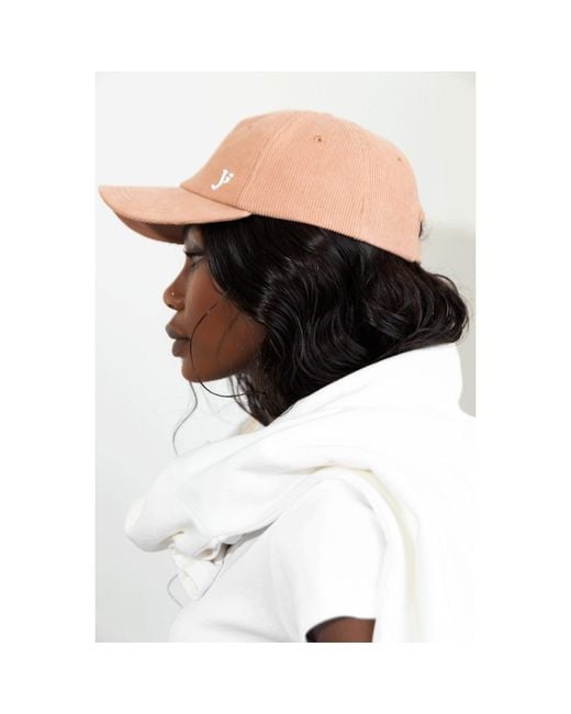 Yae; Natural Neutrals Embroidered Corduroy Cap