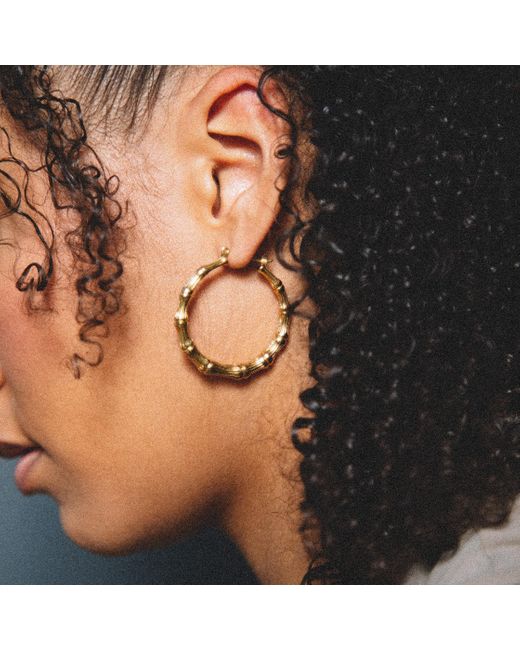 Hoops + Chains LDN Metallic Solange Hoops