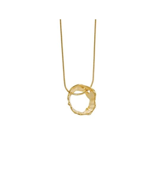 Janus Edinburgh Metallic Vermeil Findhorn Circle Necklace