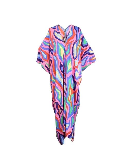 Jennafer Grace Red Vyka Groove Caftan