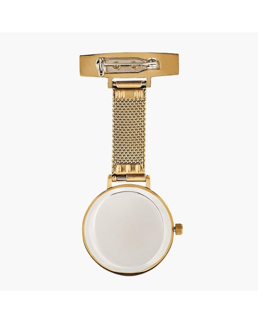 Bermuda Watch Company Metallic Meraki Cherry Mesh Nurse Fob Watch