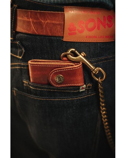 &SONS Trading Co Brown Andsons The Hustler Wallet for men