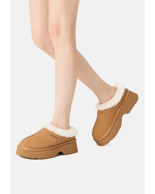 EverAu Australia Brown Savanna Chunky Platform Boots