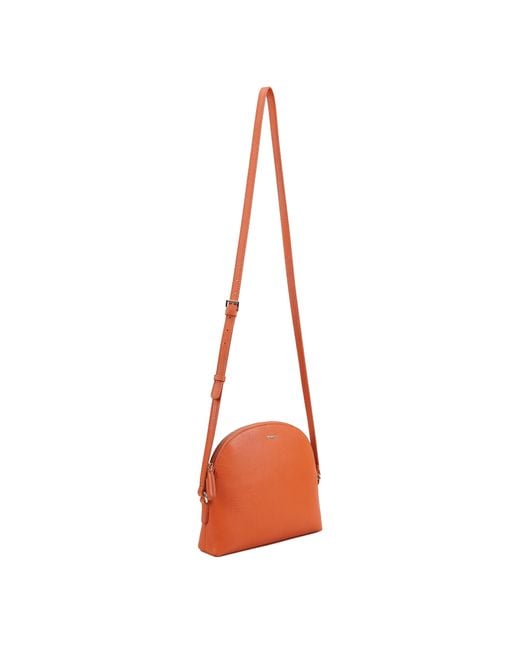 Paul Costelloe Orange Healy Crossbody Bag