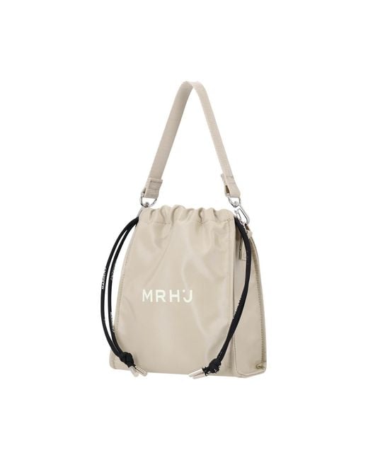 MARHEN.J Natural Recycled Nylon Mini Cross Bag