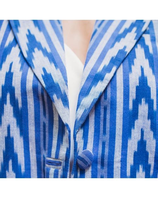 Transcend Blue Aliyah Blazer