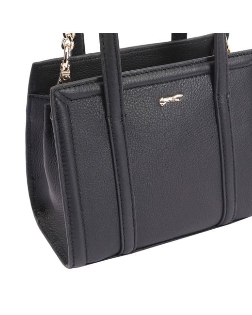 Paul Costelloe Black Betwa Leather Shoulder Bag