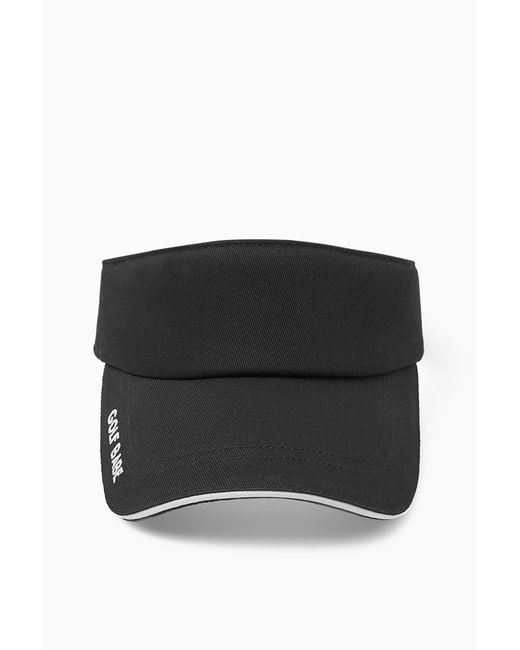 Victoria Paulsen Black Golf Babe Visor