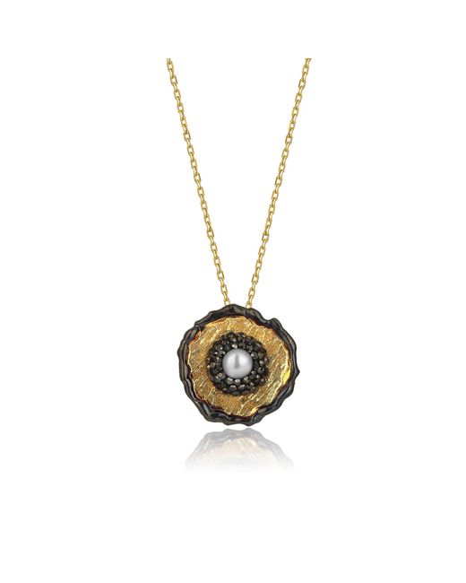 Nowart Jewelry Metallic Pearl Necklace