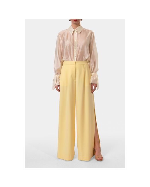 AGGI by HALEWSKI Natural Larisa Butter Jets Long Sleeves Shirt