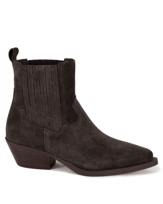 Keith Scarrott Shoes Brown Musci Suede Ankle Boots