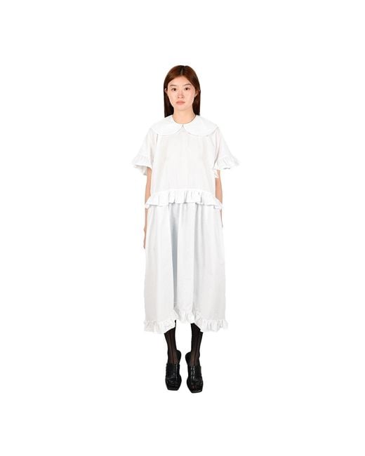 Ioana Ciolacu White Dahlia Dress