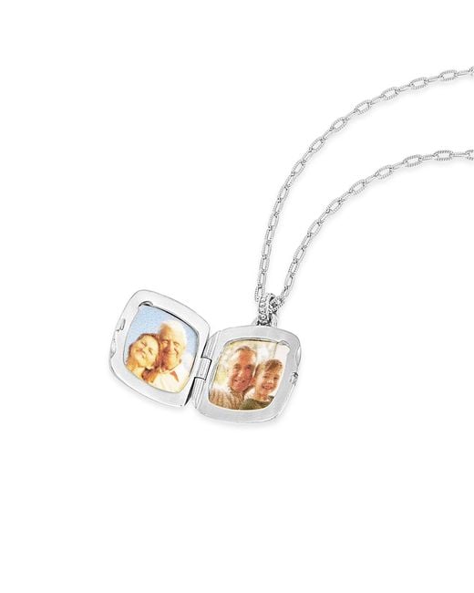 Dower & Hall Metallic Sapphire Stellar Locket