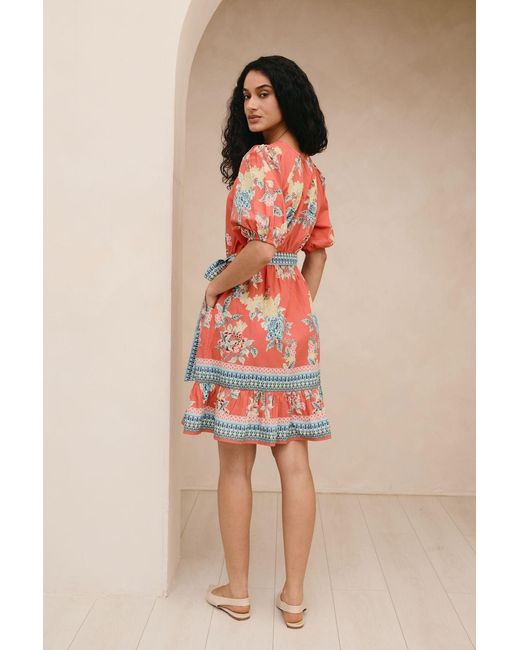Raishma Red Petula Dress