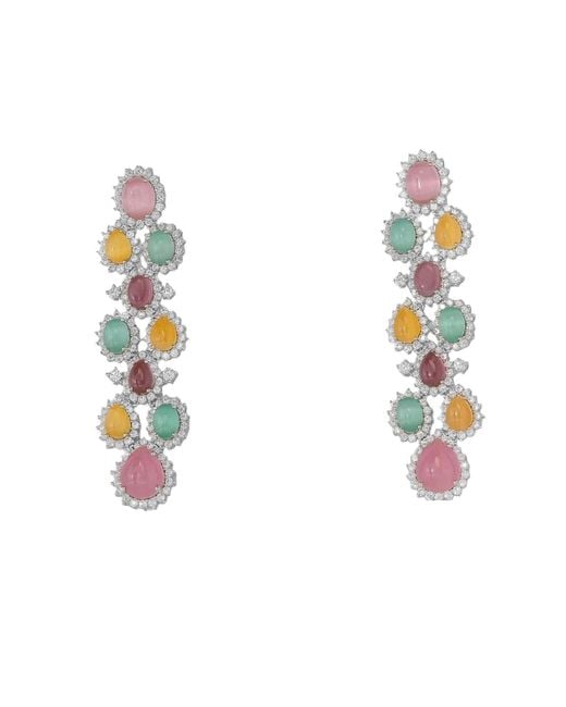 Meraki by Rashmi Bajaj Blue Elise Earrings