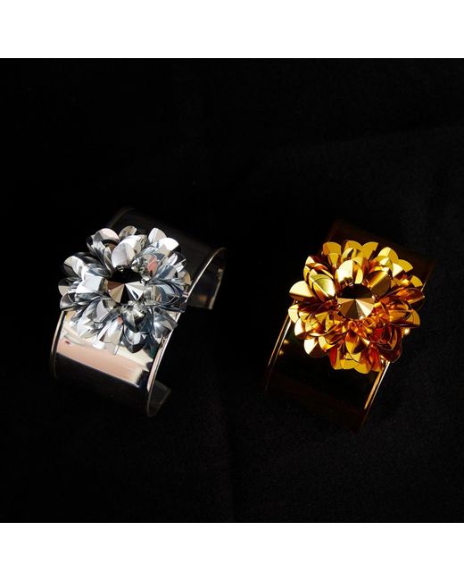 PINAR OZEVLAT Yellow Dahlia Cuff