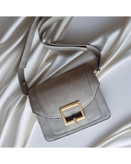 Deanog Gray Crossbody Bag Mila Graphite