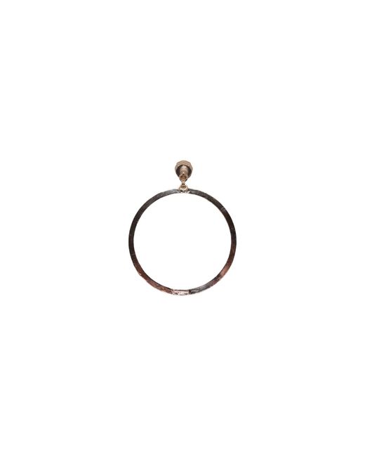 Vicki Sarge Black Neutrals The Large Clear Hoop Earrings