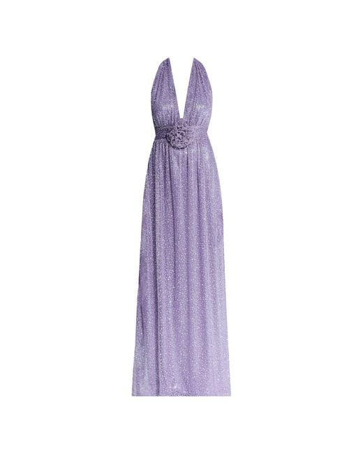 Nur Karaata Purple Villa D Este Gown Dress
