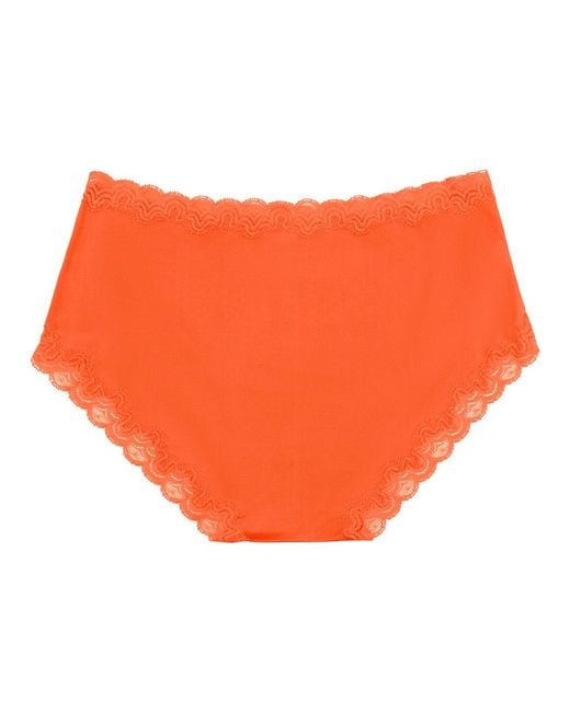 Uwila Warrior Orange Soft Silk Days Of The Week Briefs Tgif- Spicy