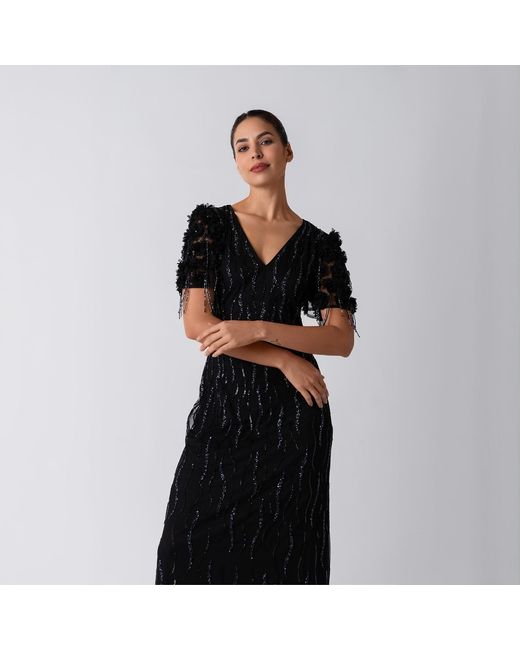Raishma Black Francesca Gown
