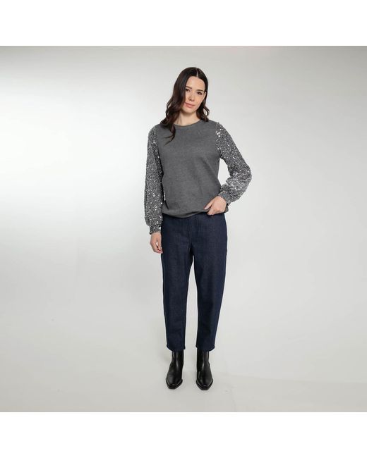 Nooki Design Blue Denim Cotton-Blend Trousers