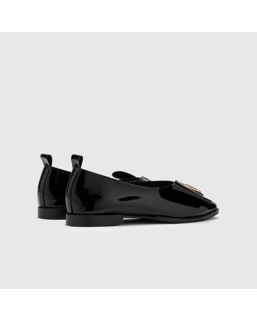 Ilvi Black Toys Patent Leather Ballerina