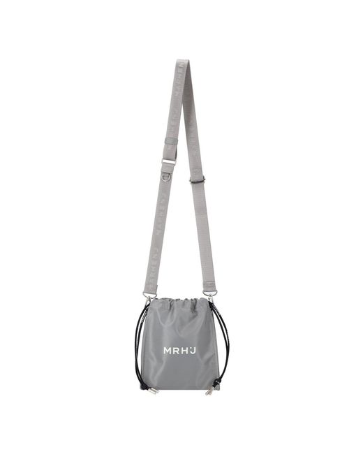MARHEN.J Black Recycled Nylon Mini Cross Bag