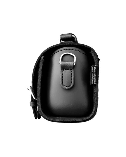 Zatchels Black Handmade Leather Bowler Bag