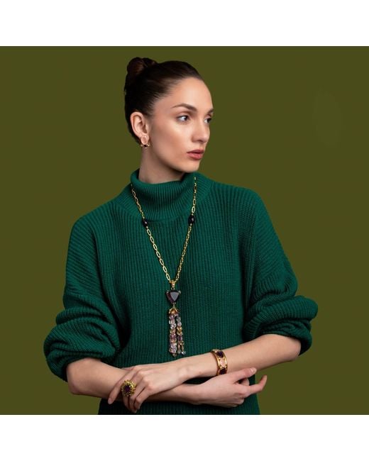 Bounkit Natural Alessia Studs Clip On
