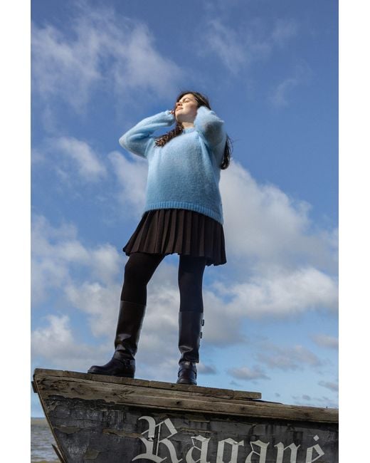 SALANIDA Blue Melody Mohair Jumper Sky