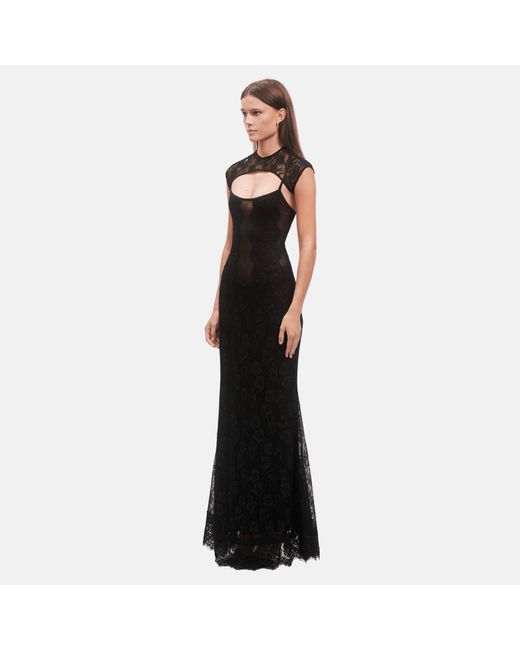 OW Collection Black Brisa Maxi Dress