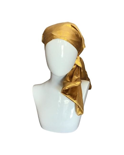 Romer Millinery Yellow Twisturban Turban