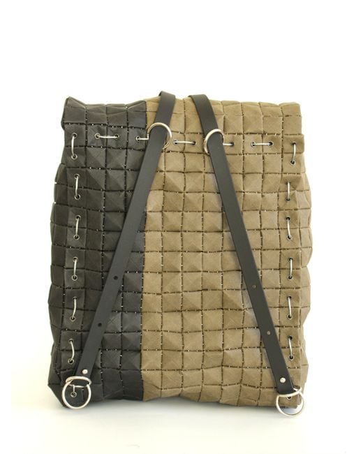 Monade Green Backpack Large Loam for men